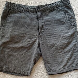 Adam Levine Collection Men's Black and White Patterned Shorts